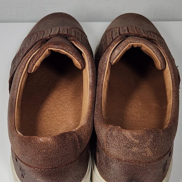 Frye Shoes Ivy Gore Slip on Shoes Women's Size 8M Chocolate Brown - Picture 7 of 11